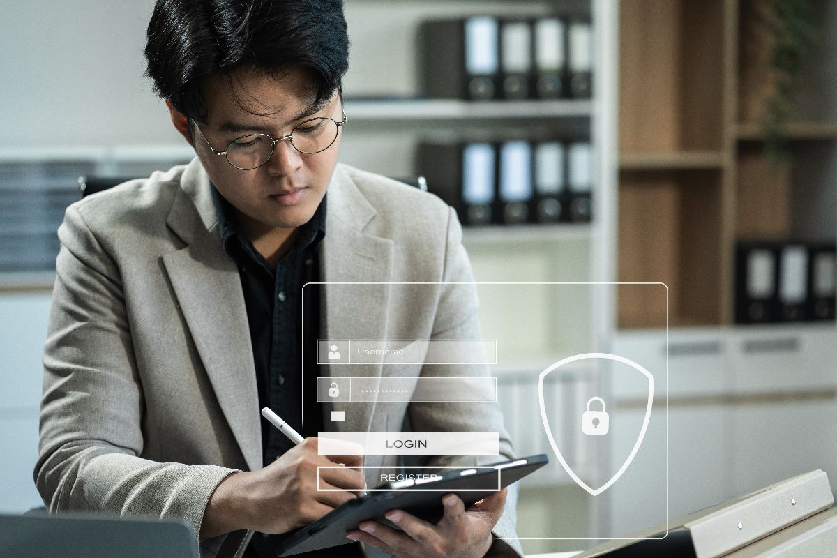 Data Protection Officer Checking Data Privacy Laws